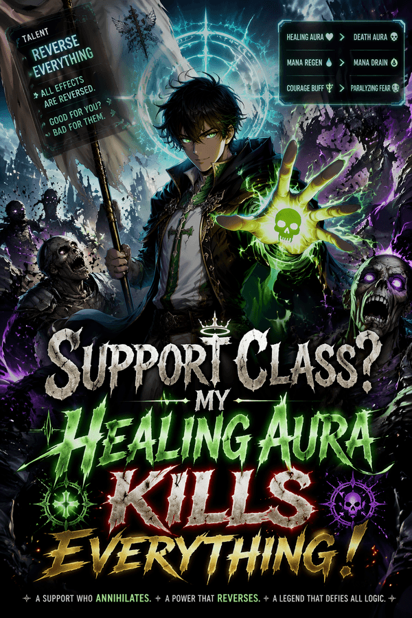 Support Class? My Healing Aura Kills Everything!