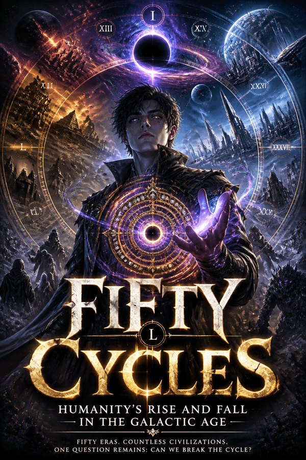 Fifty Cycles: Humanity's Rise and Fall in the Galactic Age
