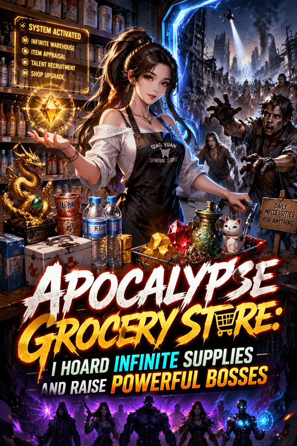 Apocalypse Grocery Store: I Hoard Infinite Supplies and Raise Powerful Bosses