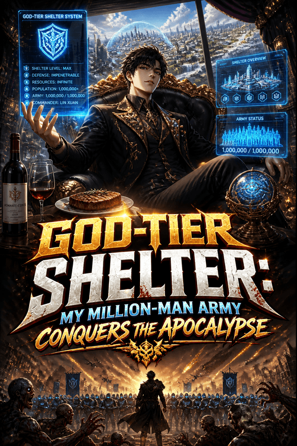God-Tier Shelter: My Million-Man Army Conquers the Apocalypse
