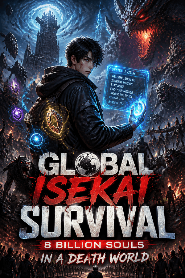 Global Isekai Survival: 8 Billion Souls in a Death World