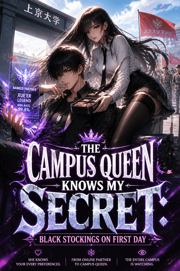 The Campus Queen Knows My Secret: Black Stockings on First Day