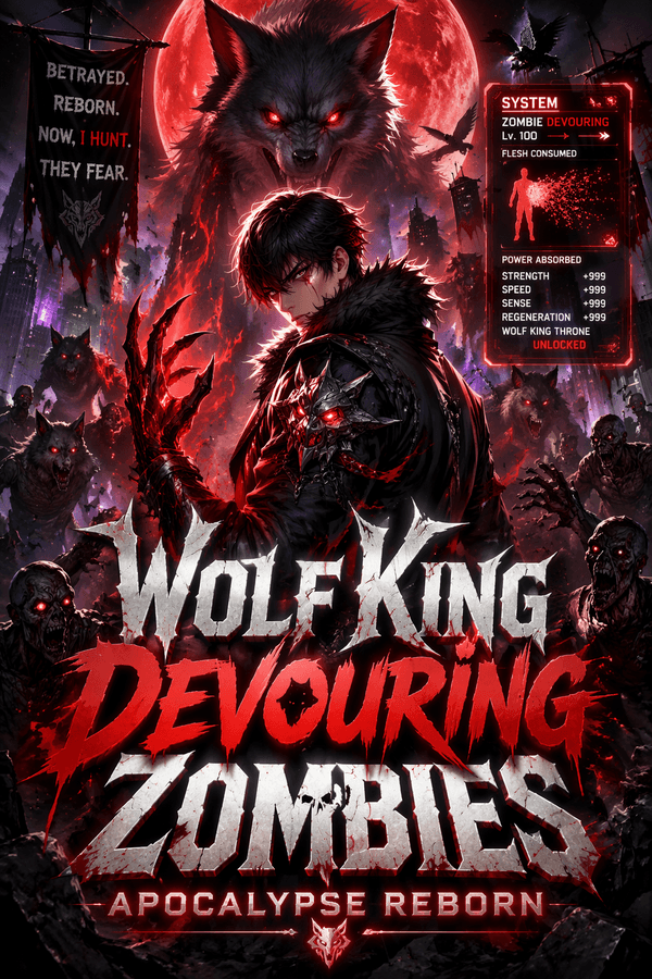 Wolf King Devouring Zombies: Apocalypse Reborn