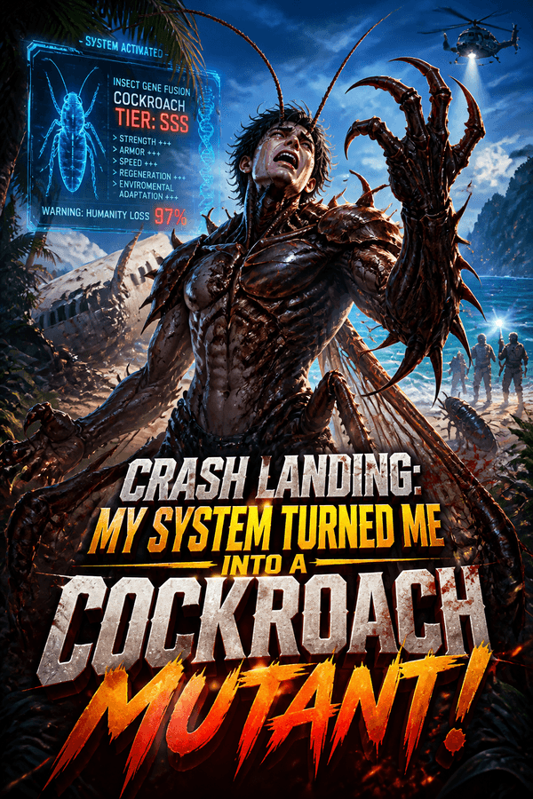 Crash Landing: My System Turned Me Into a Cockroach Mutant!