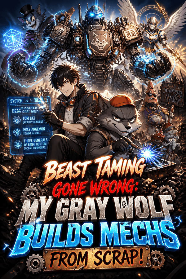 Beast Taming Gone Wrong: My Gray Wolf Builds Mechs from Scrap!