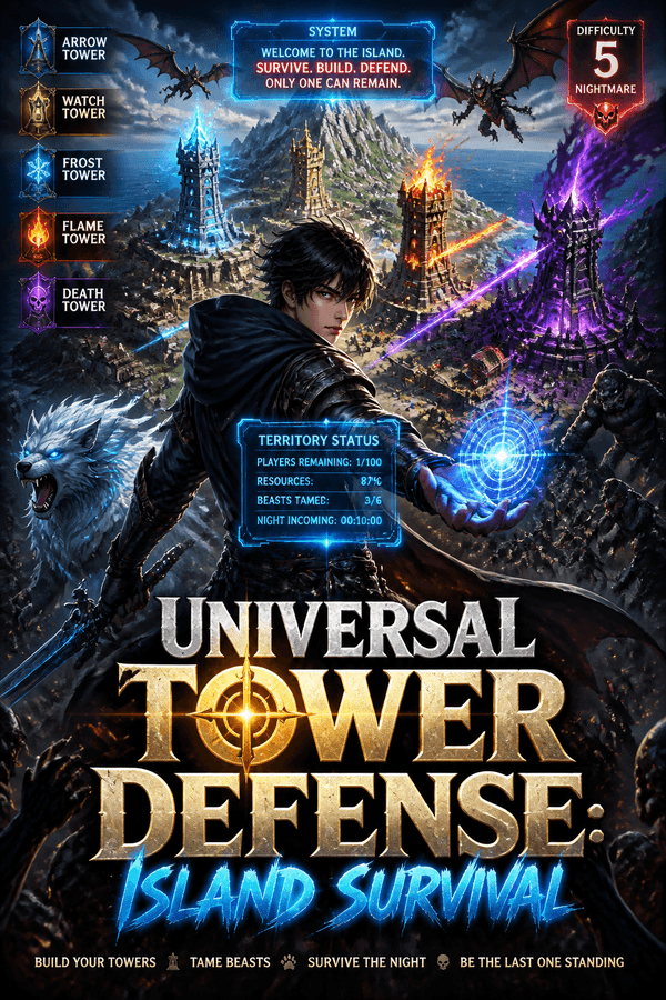 Universal Tower Defense: Island Survival