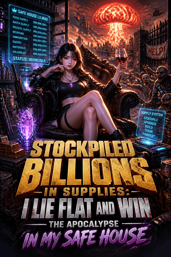 Stockpiled Billions in Supplies: I Lie Flat and Win the Apocalypse in My Safe House