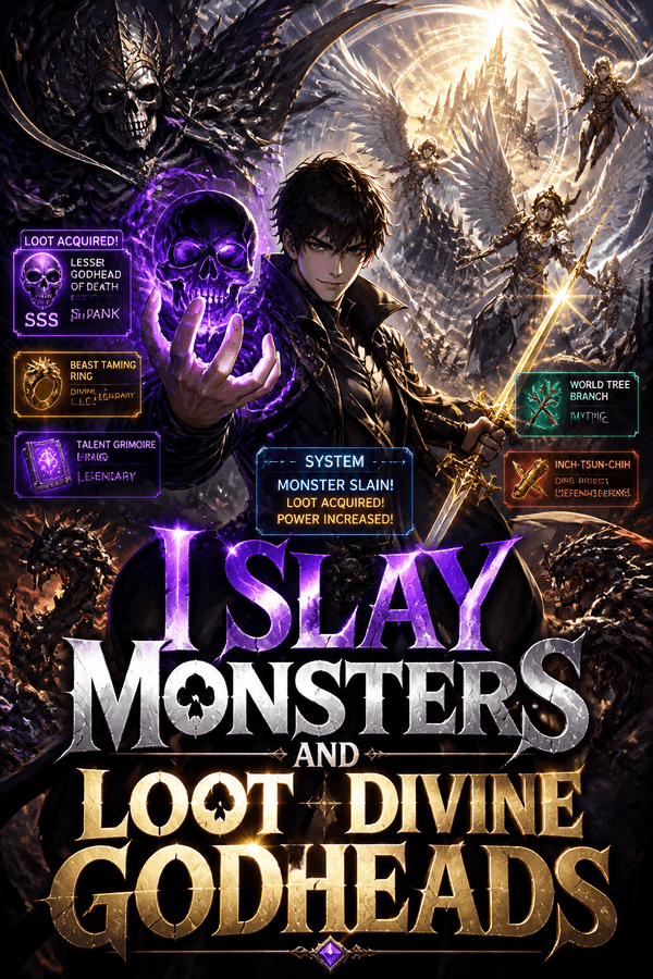 I Slay Monsters and Loot Divine Godheads