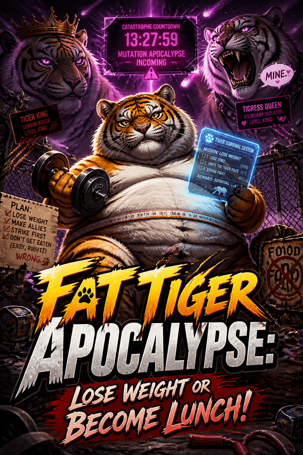 Fat Tiger Apocalypse: Lose Weight or Become Lunch!