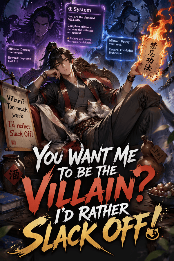 You Want Me to Be the Villain? I'd Rather Slack Off!