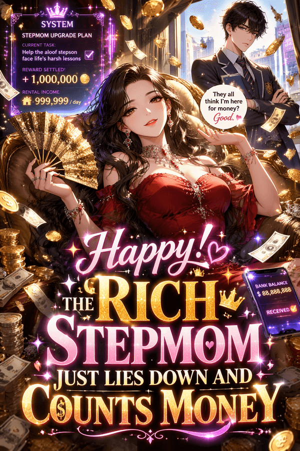 Happy! The Rich Stepmom Just Lies Down and Counts Money