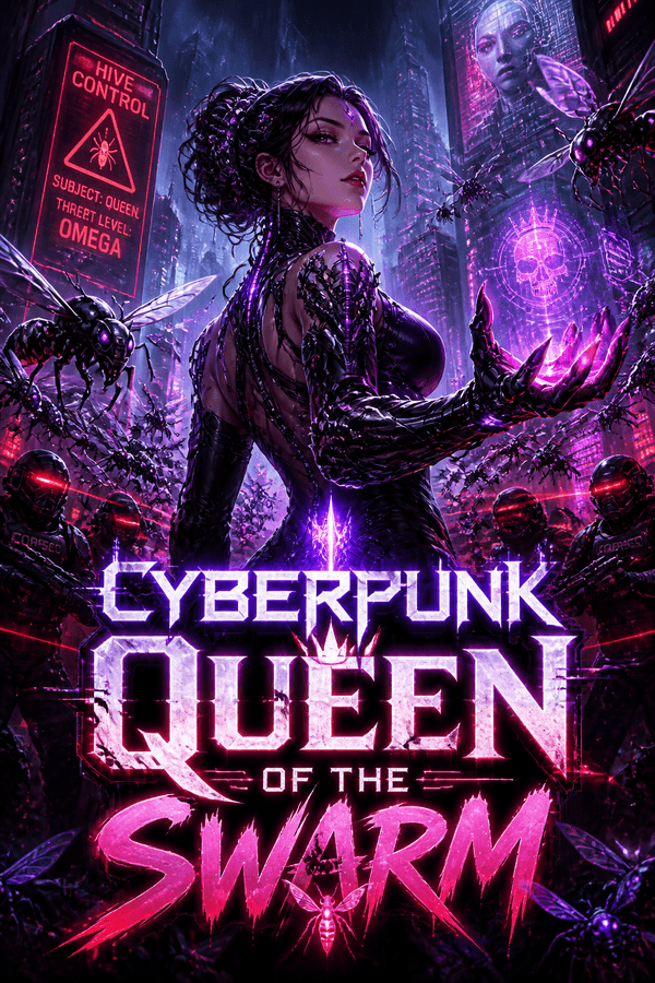 Cyberpunk Queen of the Swarm