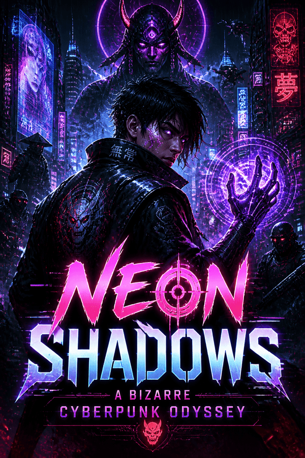 Neon Shadows: A Bizarre Cyberpunk Odyssey