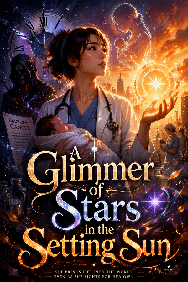 A Glimmer of Stars in the Setting Sun