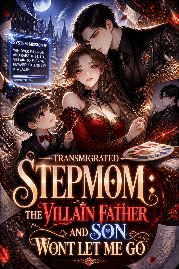 Transmigrated Stepmom: The Villain Father and Son Won't Let Me Go