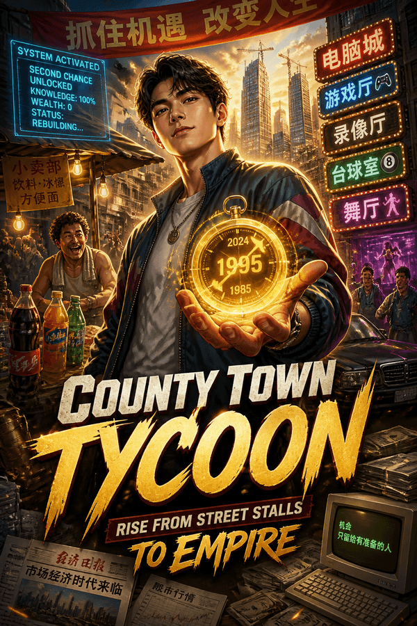 County Town Tycoon: Rise from Street Stalls to Empire