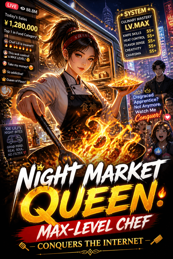 Night Market Queen: Max-Level Chef Conquers the Internet