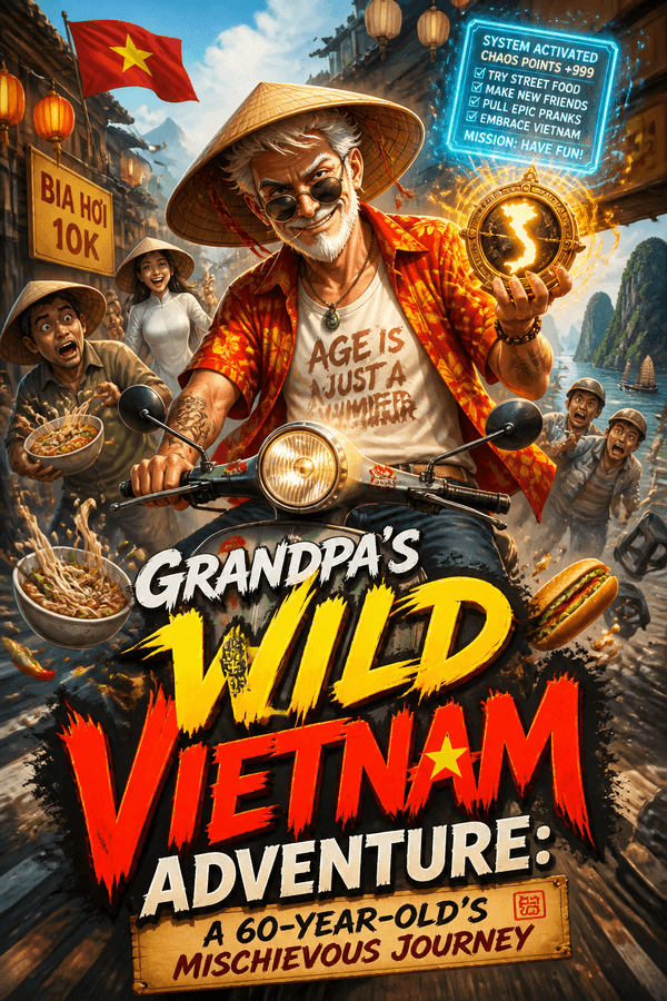 Grandpa's Wild Vietnam Adventure: A 60-Year-Old's Mischievous Journey