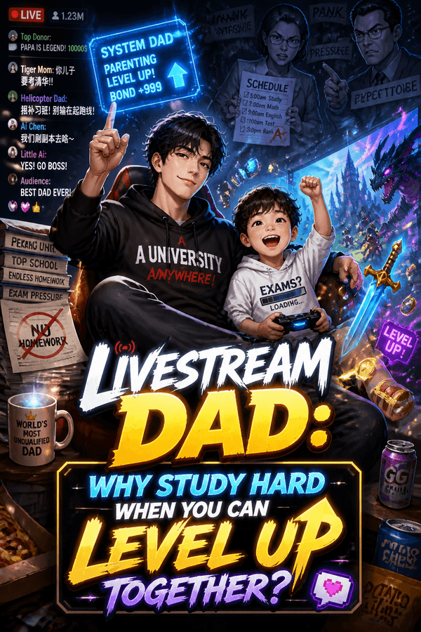 Livestream Dad: Why Study Hard When You Can Level Up Together?