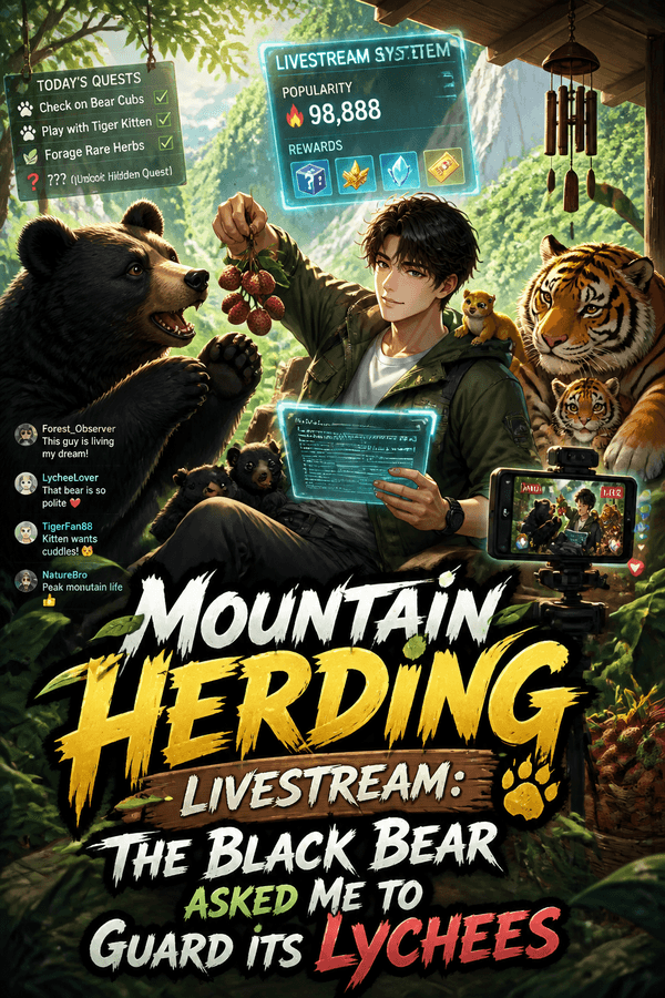 Mountain Herding Livestream: The Black Bear Asked Me to Guard Its Lychees
