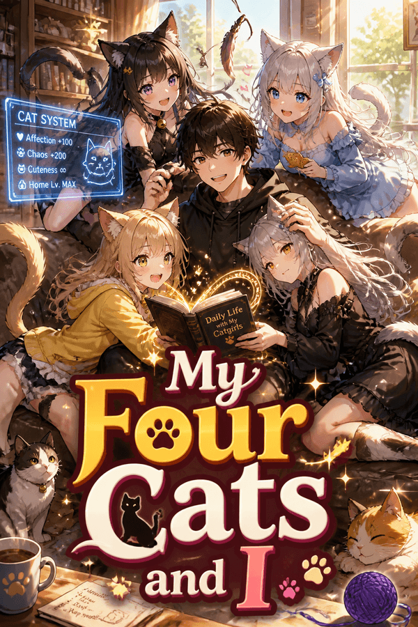 My Four Cats and I