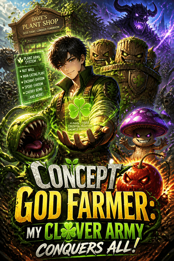 Concept God Farmer: My Clover Army Conquers All!