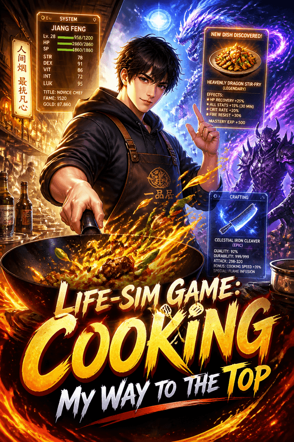 Life-Sim Game: Cooking My Way to the Top