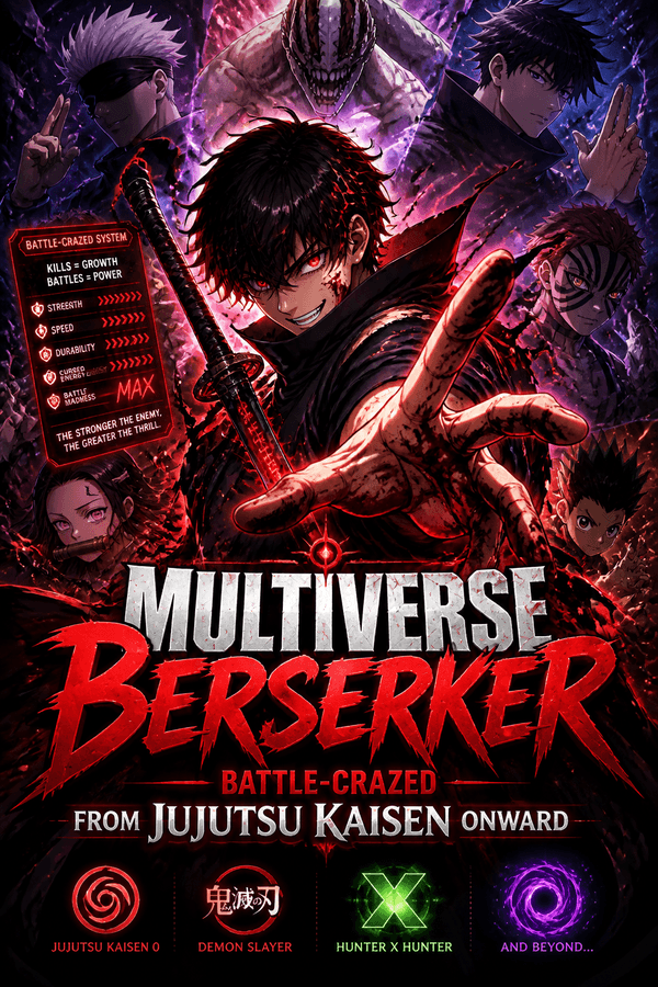 Multiverse Berserker: Battle-Crazed from Jujutsu Kaisen Onward