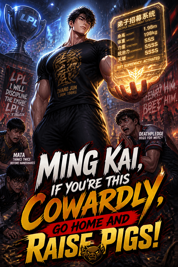 Ming Kai, If You're This Cowardly, Go Home and Raise Pigs!