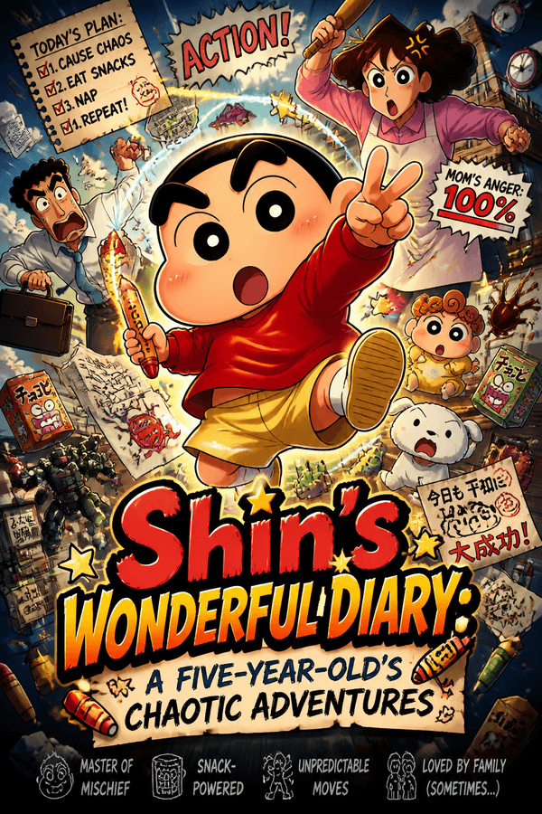 Shin's Wonderful Diary: A Five-Year-Old's Chaotic Adventures