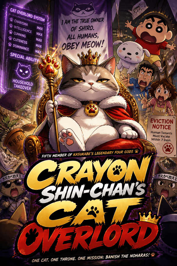 Crayon Shin-chan's Cat Overlord