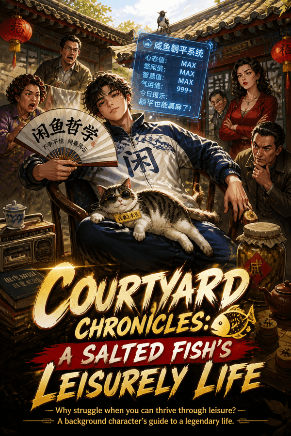 Courtyard Chronicles: A Salted Fish's Leisurely Life