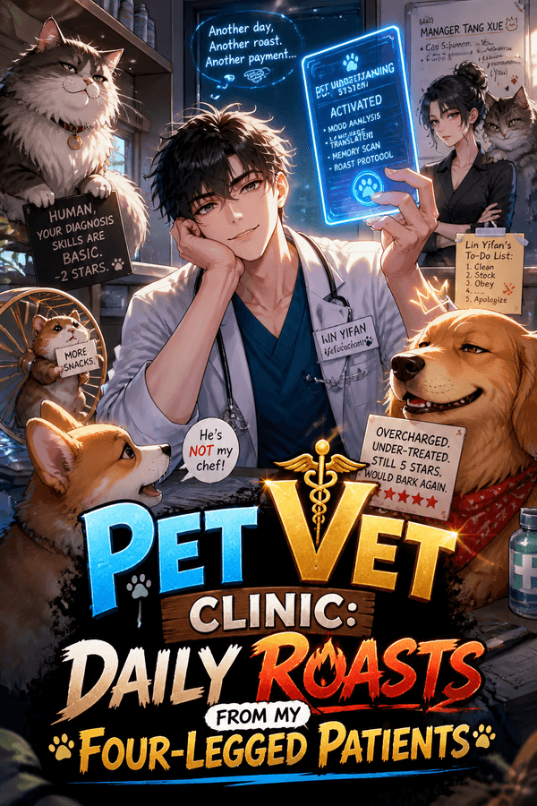 Pet Vet Clinic: Daily Roasts from My Four-Legged Patients