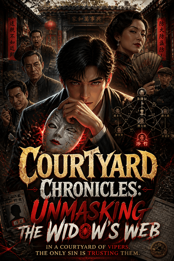 Courtyard Chronicles: Unmasking the Widow's Web