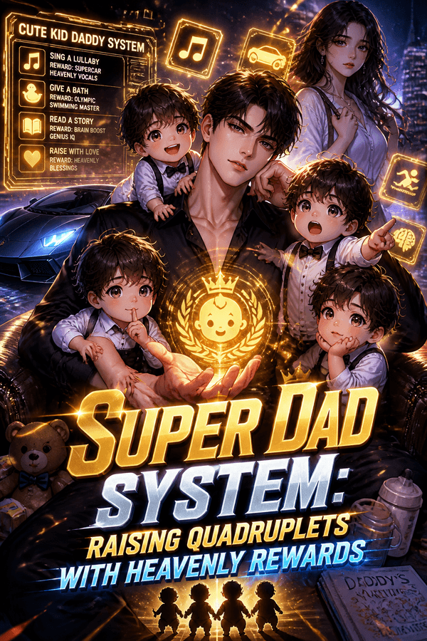 Super Dad System: Raising Quadruplets with Heavenly Rewards