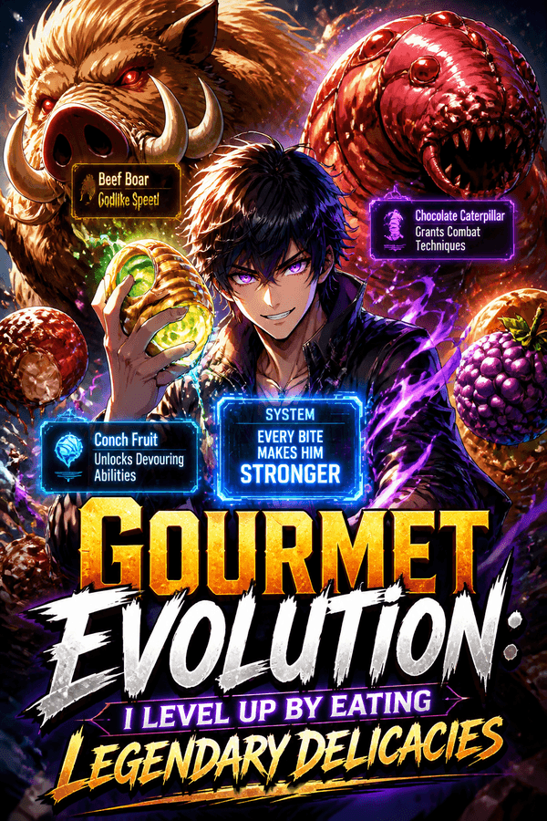 Gourmet Evolution: I Level Up by Eating Legendary Delicacies