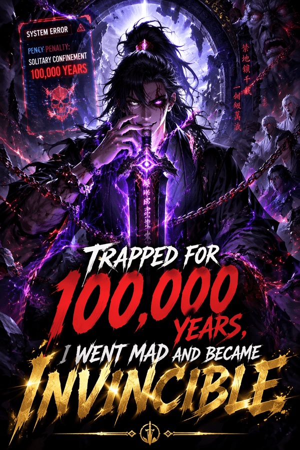 Trapped for 100,000 Years, I Went Mad and Became Invincible