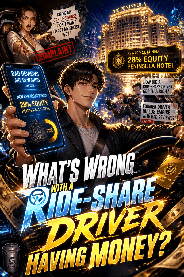 What's Wrong With a Ride-Share Driver Having Money?