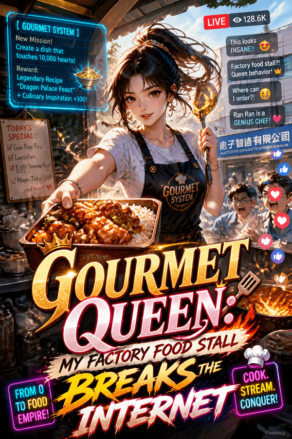 Gourmet Queen: My Factory Food Stall Breaks the Internet