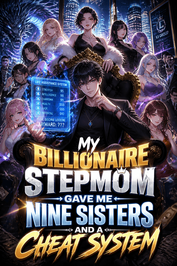 My Billionaire Stepmom Gave Me Nine Sisters and a Cheat System
