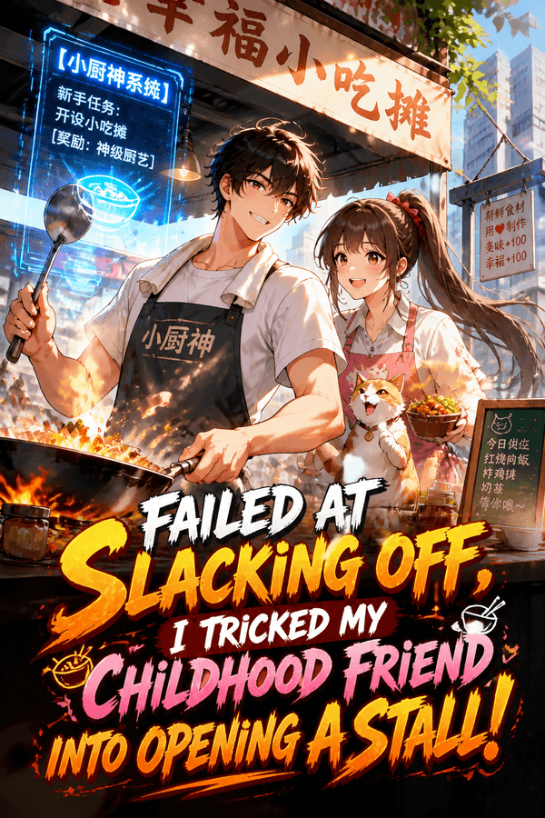 Failed at Slacking Off, I Tricked My Childhood Friend into Opening a Stall!