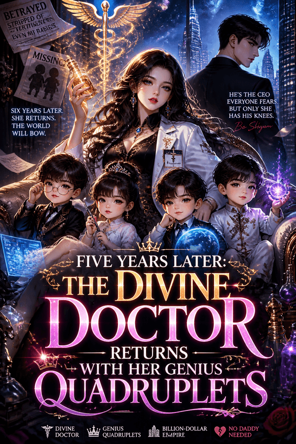 Five Years Later: The Divine Doctor Returns with Her Genius Quadruplets
