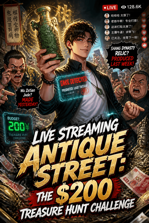 Live Streaming Antique Street: The $200 Treasure Hunt Challenge
