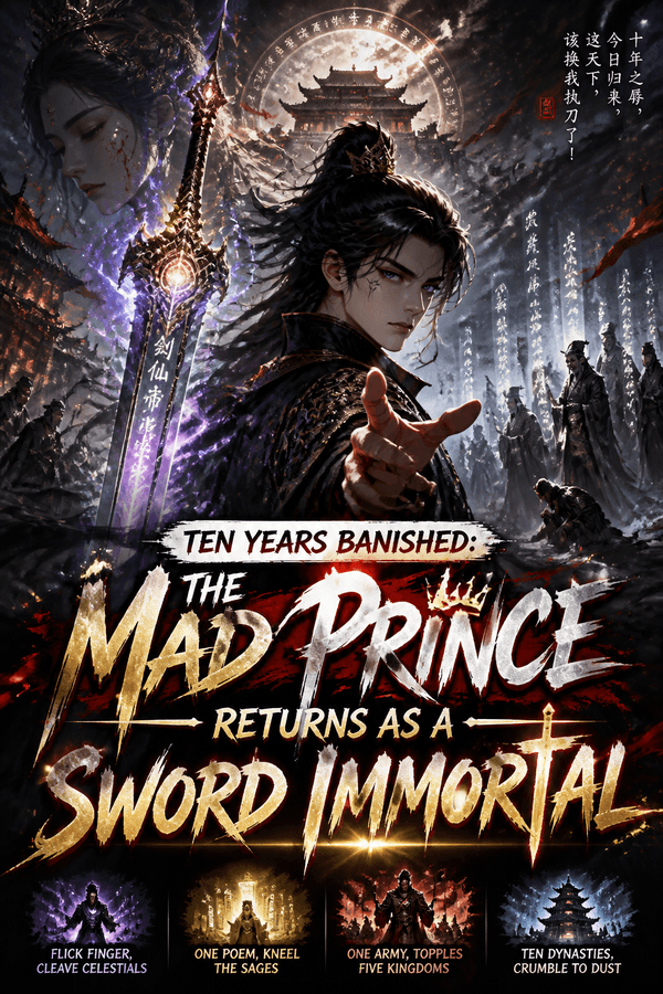Ten Years Banished: The Mad Prince Returns as a Sword Immortal