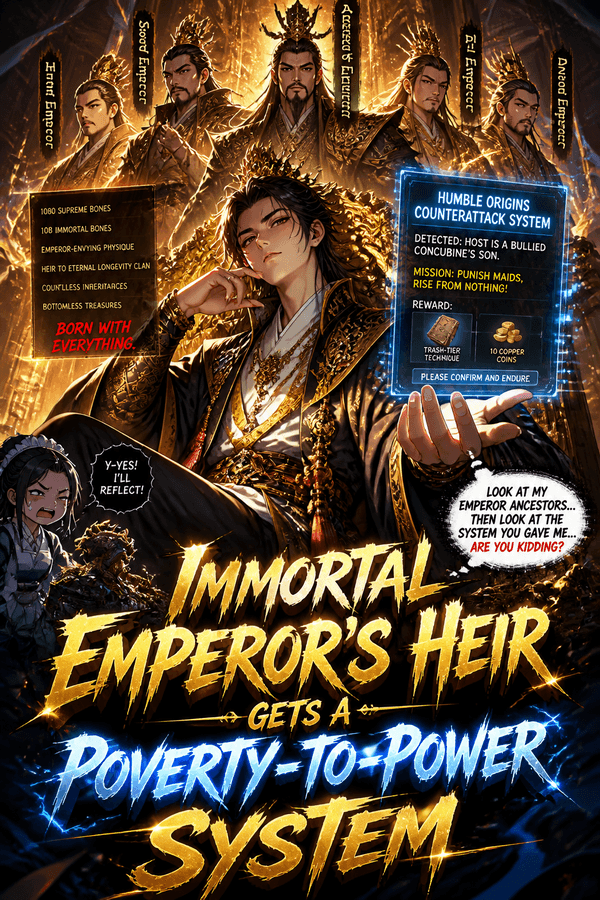 Immortal Emperor's Heir Gets a Poverty-to-Power System