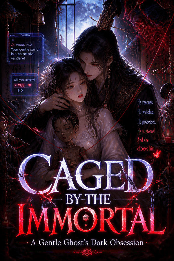 Caged by the Immortal: A Gentle Ghost's Dark Obsession