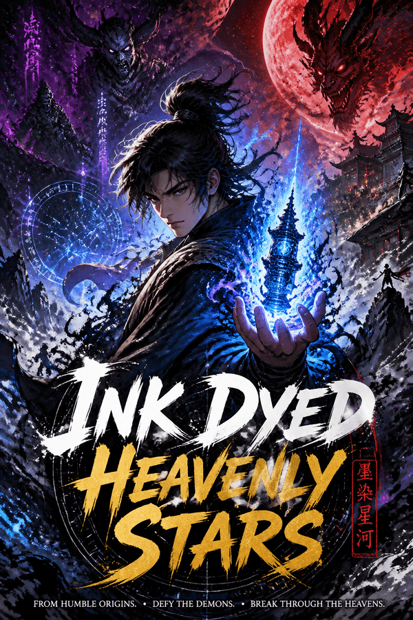 Ink Dyed Heavenly Stars