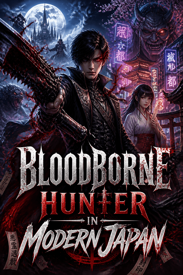 Bloodborne Hunter in Modern Japan