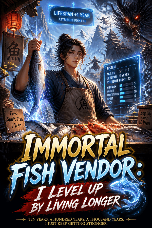 Immortal Fish Vendor: I Level Up by Living Longer