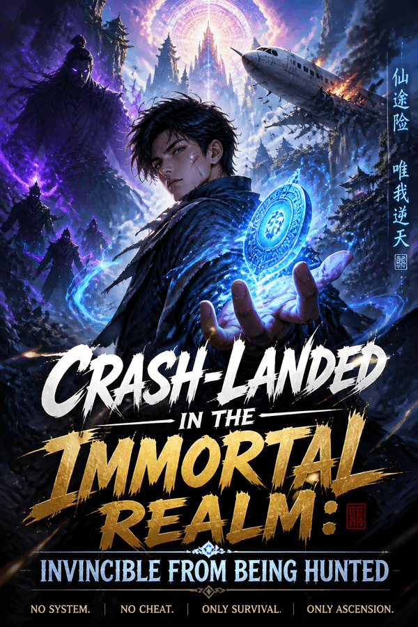 Crash-Landed in the Immortal Realm: Invincible from Being Hunted